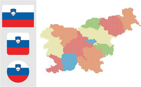 Slovenia map and flag flat icon symbol vector illustration 10748706 Vector Art at Vecteezy