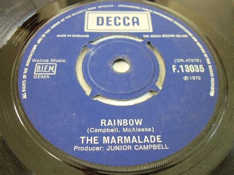 The Marmalade - Rainbow (7 Inch Single) - Top Hat Records