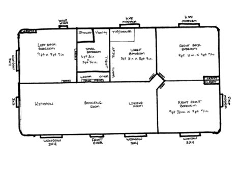 Simple Blueprint Plans for House :: Behance