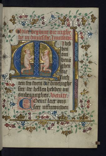 Illuminated manuscript, Book of Hours in Dutch, Two souls … | Flickr