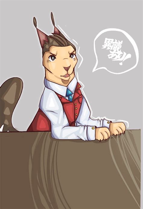 救命 — Apollo justice sprites, but they're kitty cats...