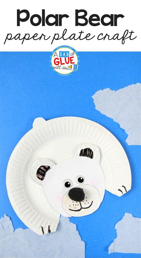 Winter Polar Bear Crafts for Kids to Make - Red Ted Art