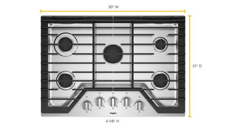 A Guide to Cooktop Dimensions | Whirlpool