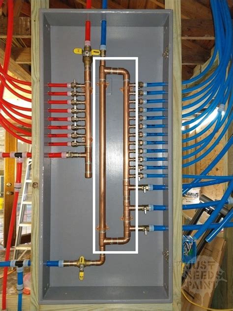 Advantages of a Plumbing Manifold System - Just Needs Paint | Pex plumbing, Diy plumbing ...