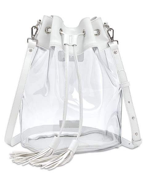 Steve Madden Clear Bucket Bag - Macy's