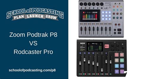 Zoom Podtrak P8 VS Rodecaster Pro - YouTube