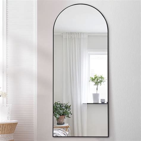 NeuType 28 in x 71 in Black Modern Floor Mirror - Walmart.com