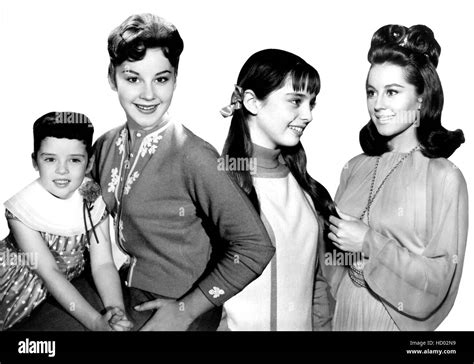 Angela Cartwright in 1959 (left, 'Make Room For Daddy') & in 1966 (2nd from right, 'Lost in ...