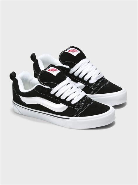 Vans Knu Skool Sneakers | Black/White | Reloadstore