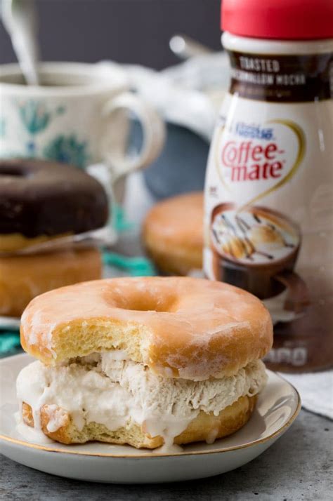 Donut Ice Cream Sandwich - Sugar Spun Run