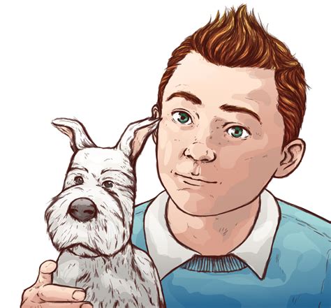 Tintin and Snowy by LenleG on DeviantArt