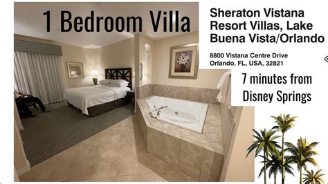 Sheraton Vistana Resort Villas Orlando | 1 Bedroom Villa Room Tour - YouTube