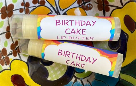 Birthday Cake Lip Butter Lip Balm Lip Moisturizer Lip - Etsy