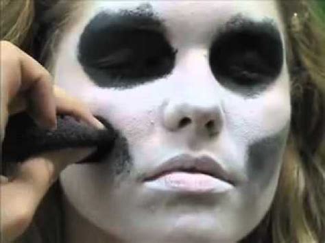 Skeleton Face Paint- Easy 5 min tutorial - YouTube