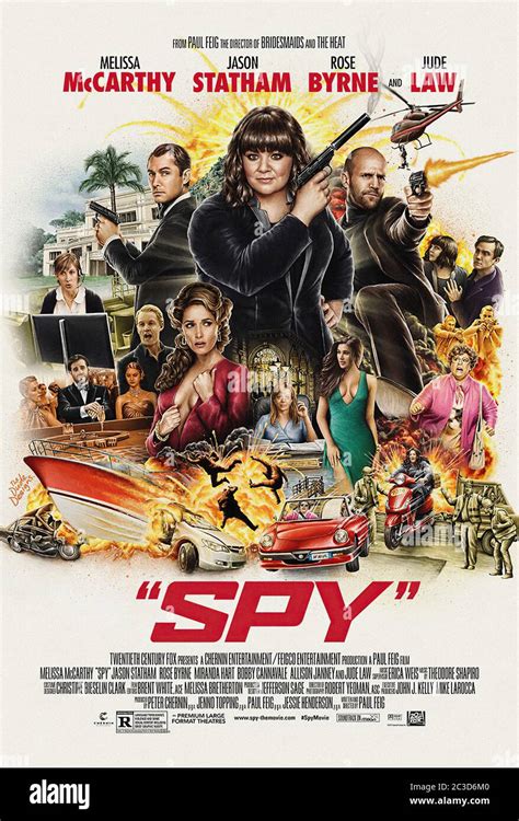 Spy - Vintage Movie Poster Stock Photo - Alamy