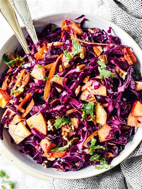 Red Cabbage Salad Recipe - The Wholesome Recipe Box