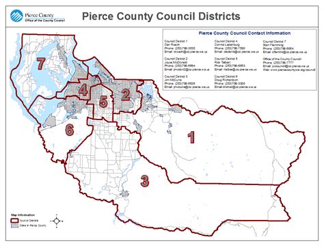 Council District Maps | Pierce County, WA - Official Website