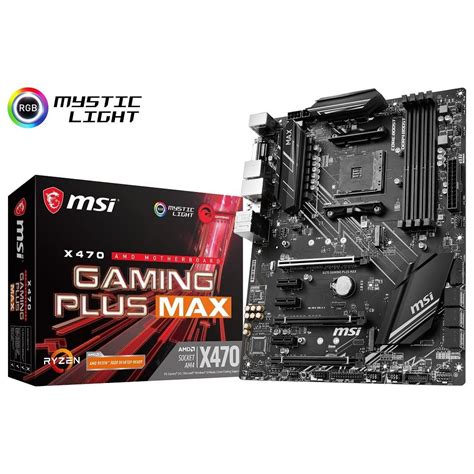 MSI X470 GAMING PLUS MAX DDR4 ATX MOTHERBOARD - Tech Arc