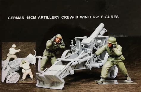 Aliexpress.com : Buy 1/35 German Artillery Crew winter 2 soldies toy Resin Model Miniature Kit ...