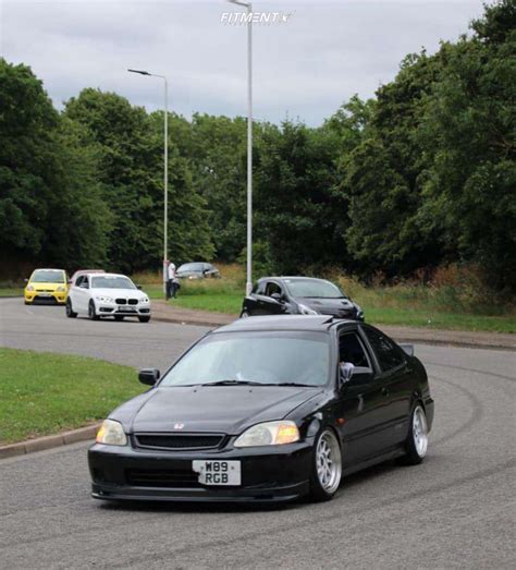 1999 Honda Civic EX with 16x8 Japan Racing Jr26 and Uniroyal 195x40 on ...