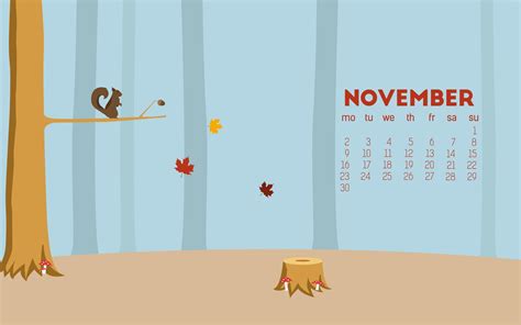 November Fall-November 2015 Calendar Wallpaper Preview | 10wallpaper.com