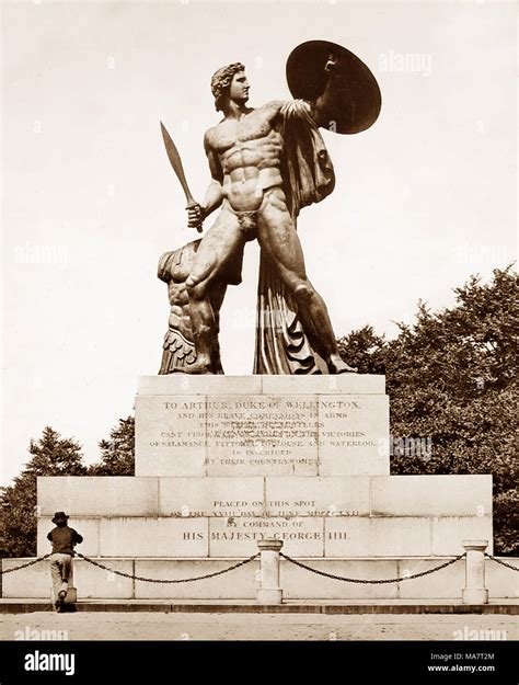 Statue of Achilles, Hyde Park, Victorian period Stock Photo - Alamy