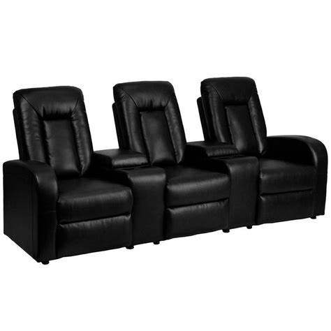 Flash Furniture Eclipse Home Theater Recliner (3 Seats) | Home theater seating, Theater ...