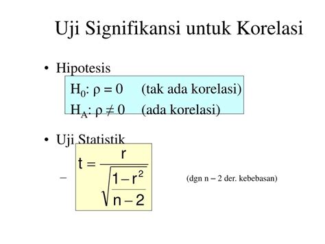 PPT - Formula Koefisien Korelasi PowerPoint Presentation, free download - ID:5865717