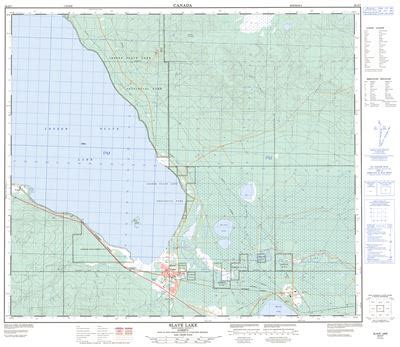 Great Slave Lake Map - Jack Bispo