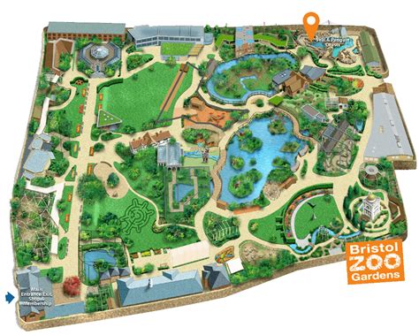 Bristol Zoo Gardens Map | Bristol zoo, Zoo project, Zoo map