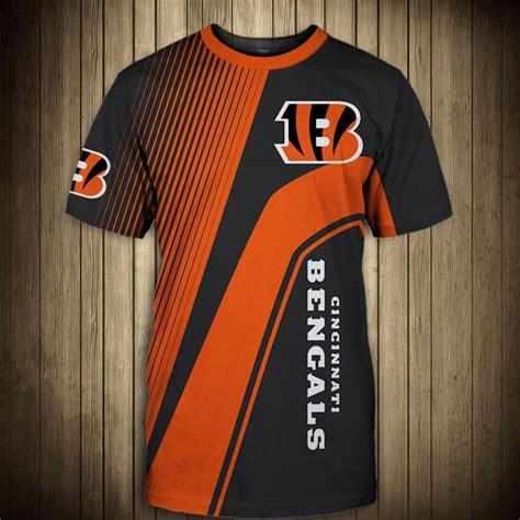 NFL T shirt 3D Custom Cincinnati Bengals T shirts Cheap For Fans | Nfl t shirts, Cincinnati ...