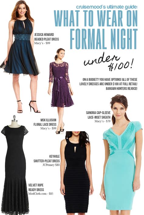 What to Wear on Formal Night: Recommendations for Cruise Formal Wear