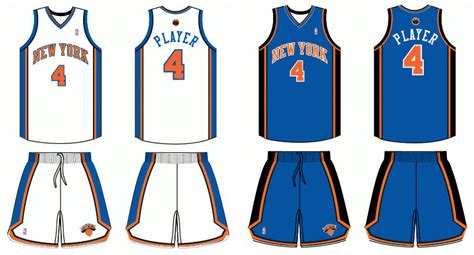 2001-2012 New York Knicks Uniforms by Chenglor55 on DeviantArt