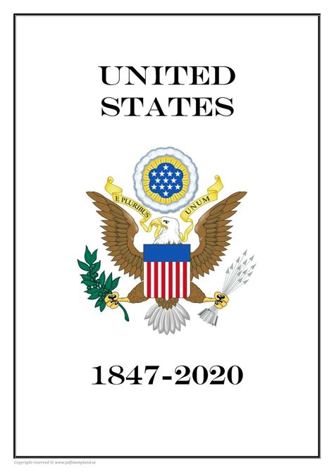 USA United States 1847- 2020 PDF (DIGITAL) STAMP ALBUM PAGES ...