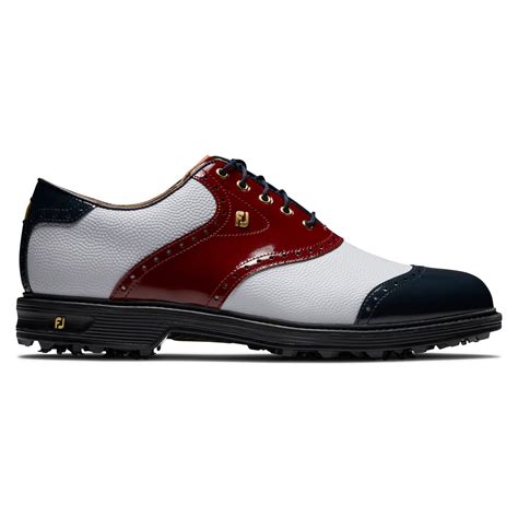 FootJoy Premiere Series Wilcox 100 Year Anniversary Golf Shoes #54393 Red/White/Blue ...