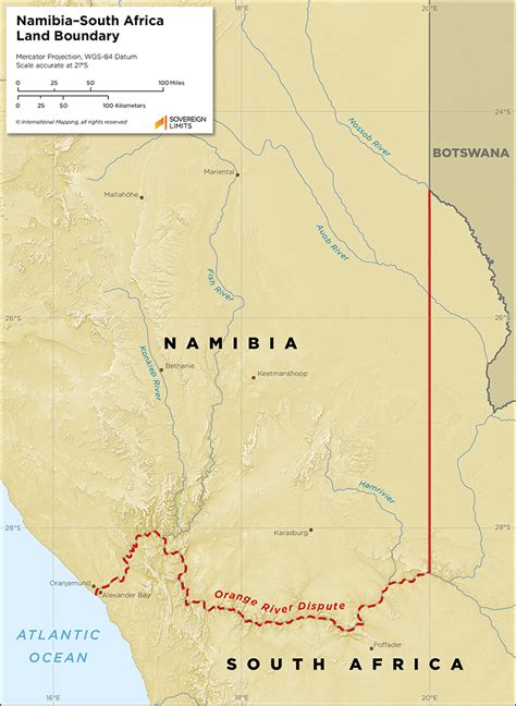 Namibia–South Africa Land Boundary | Sovereign Limits