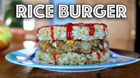 RICE BURGER RECIPE (VEGAN // MUST TRY) - YouTube