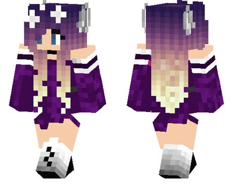 Purple wolf girl - Fantasy/MCPE Skins | minecrafts.us