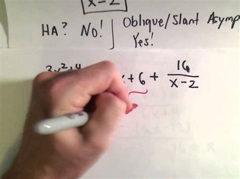 How To Determine The Equation Of An Oblique Asymptote - Tessshebaylo