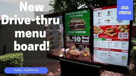 the drive thru menu - See Godwin