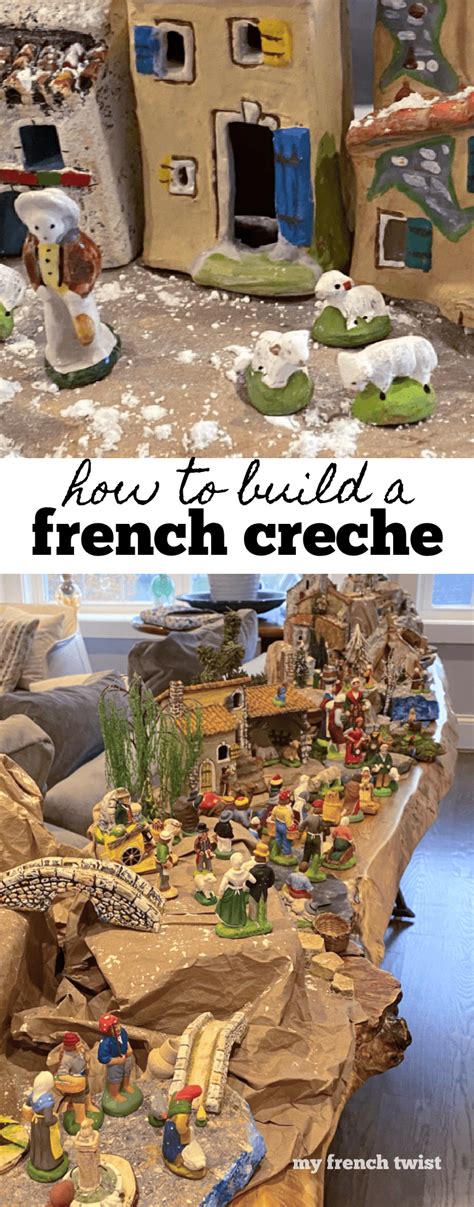 building a traditional french creche - My French Twist