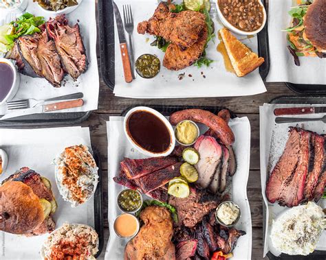 Smoked Barbecue Meat Platter With Southern Sides | Stocksy United #bbq #barbecue #barbeque # ...