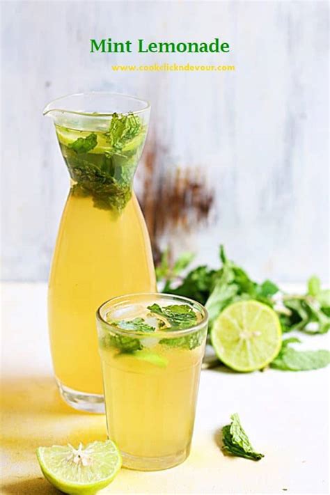 Mint Lemonade Recipe (Mint Lemon Juice) | Cook Click N Devour!!!