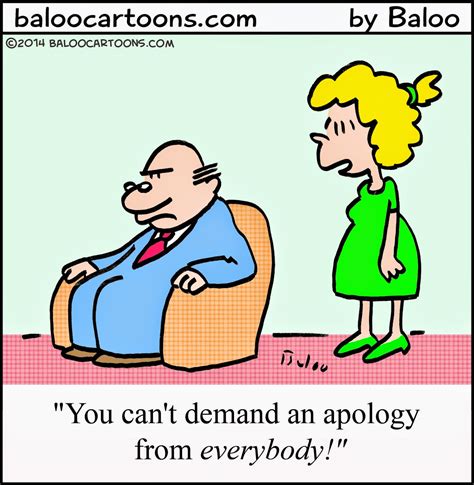 BALOO'S CARTOON BLOG: Apology cartoon