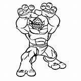 Superhero Squad Hulk Coloring Page sketch template