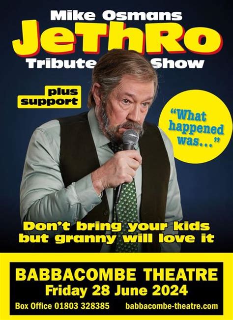 Mike Osman’s JETHRO Tribute Show | Babbacombe Theatre