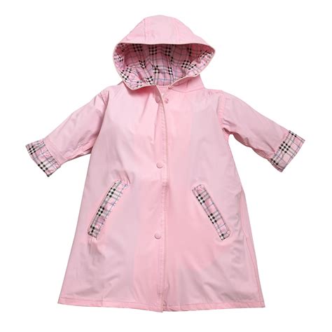 Fit Rite - Boys Girls Hooded Waterproof Long Raincoat Full Length Rain Jacket For Children and ...