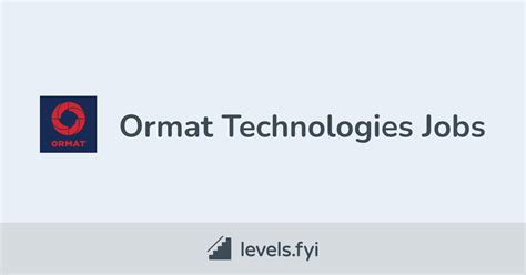 Ormat Technologies Jobs | Levels.fyi