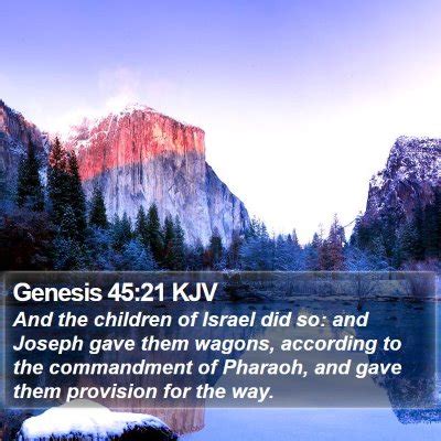 Genesis 45 Scripture Images - Genesis Chapter 45 KJV Bible Verse Pictures