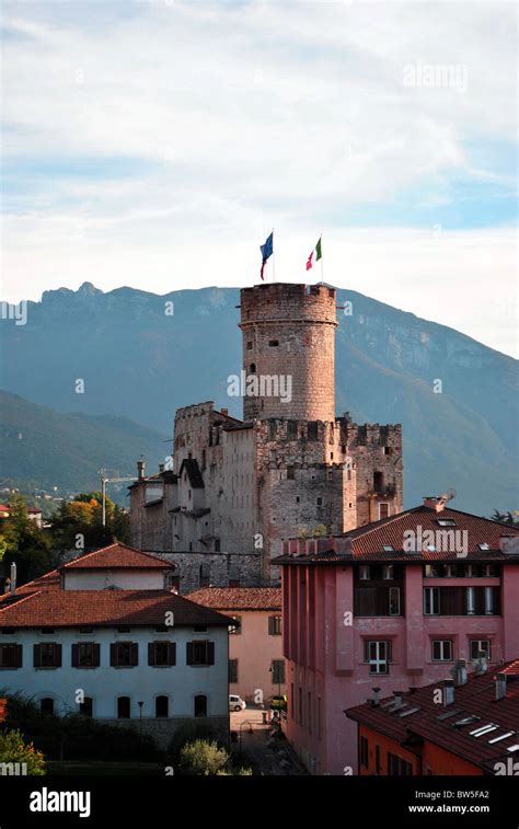 medieval castle in the center of the city of Trento Stock Photo - Alamy